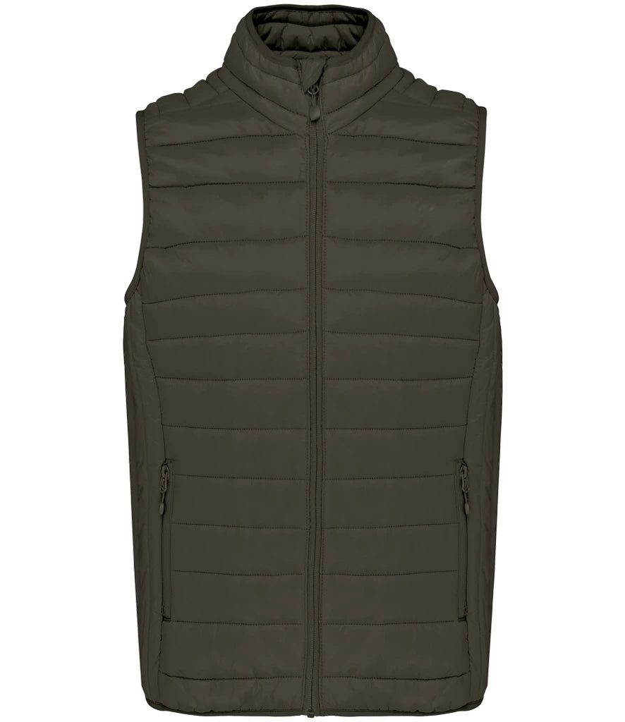 Kariban Lightweight Padded Bodywarmer — Dark Khaki