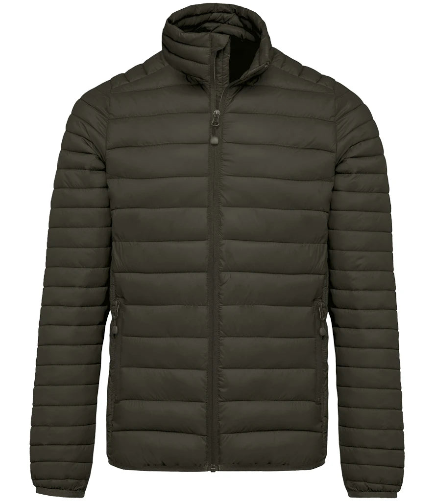 Kariban Lightweight Padded Jacket — Dark Khaki