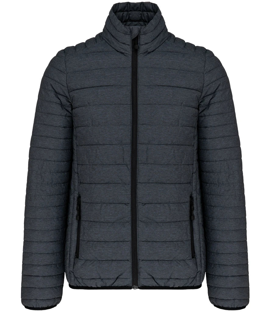 Kariban Lightweight Padded Jacket — Marl Dark Grey