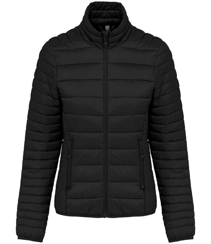 Kariban Ladies Lightweight Padded Jacket — Black
