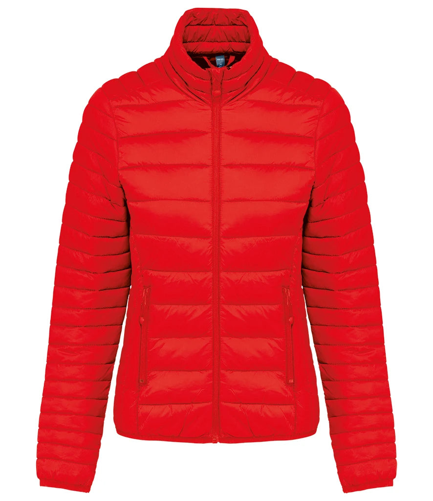 Kariban Ladies Lightweight Padded Jacket — Red