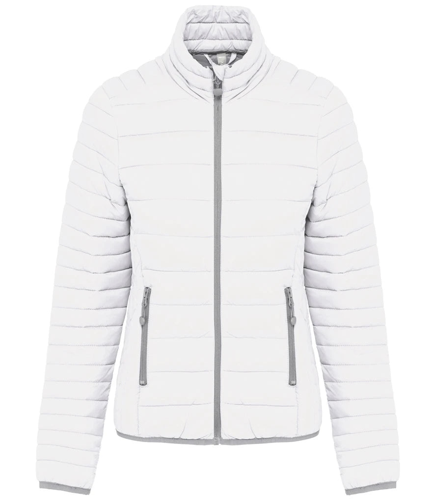 Kariban Ladies Lightweight Padded Jacket — White