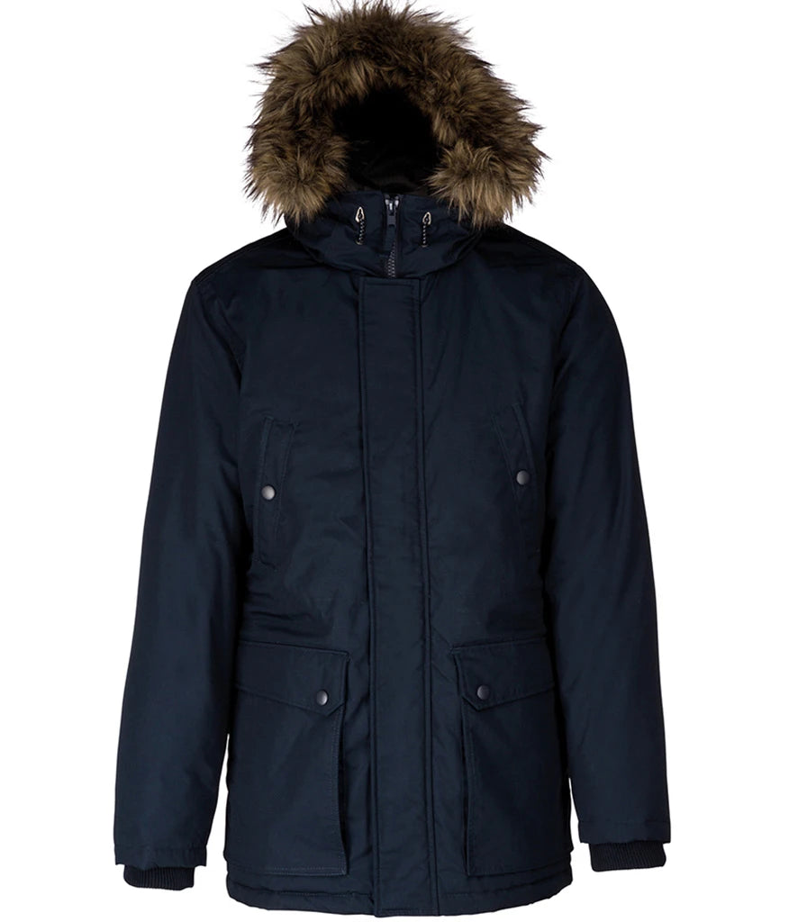 Kariban Winter Parka Jacket — Navy
