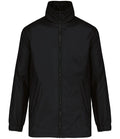 Kariban Lined Windbreaker Jacket — Black