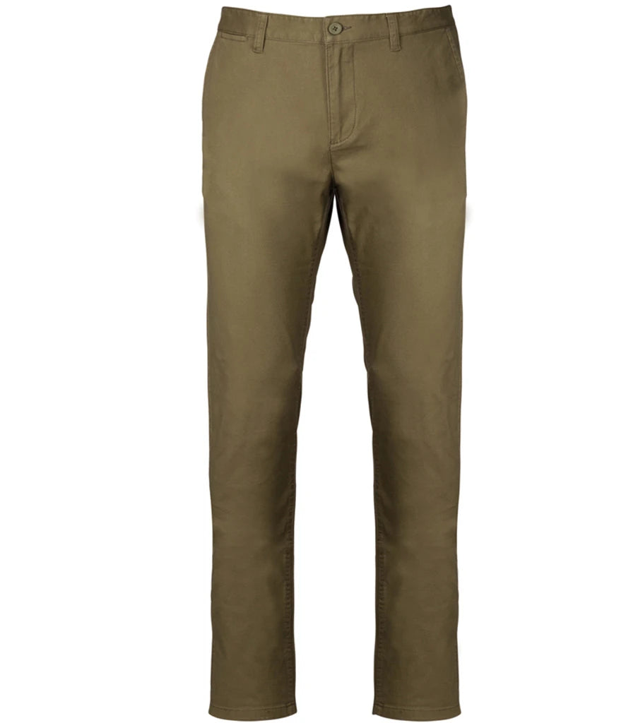 Kariban Chino Trousers — Light Khaki