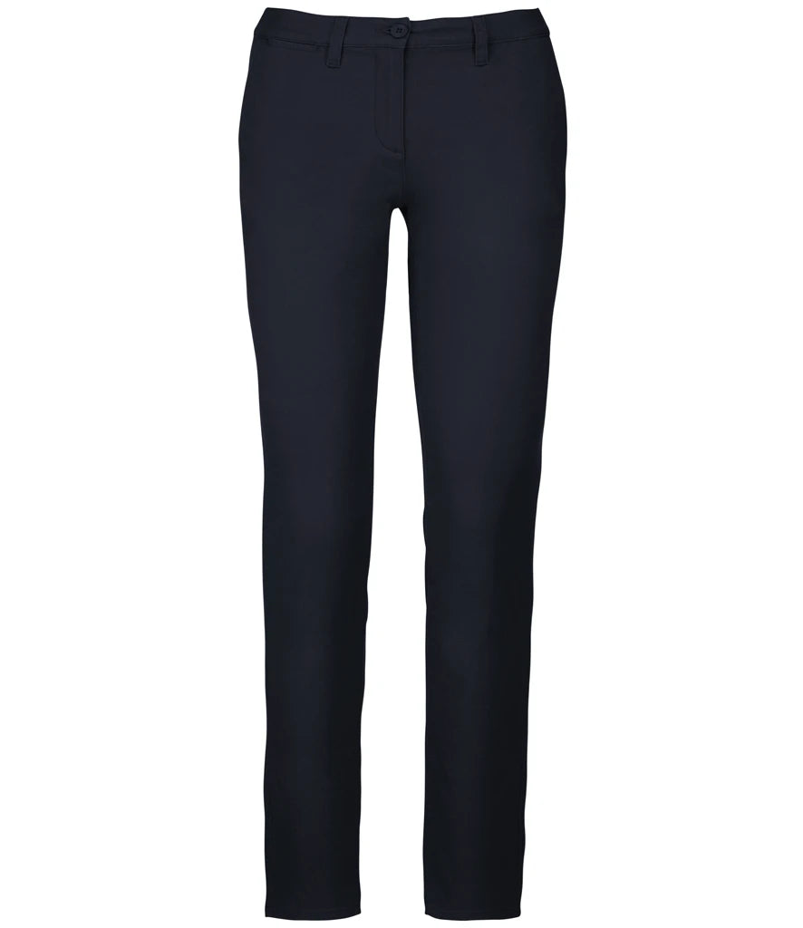 Kariban Ladies Chino Trousers — Dark Navy
