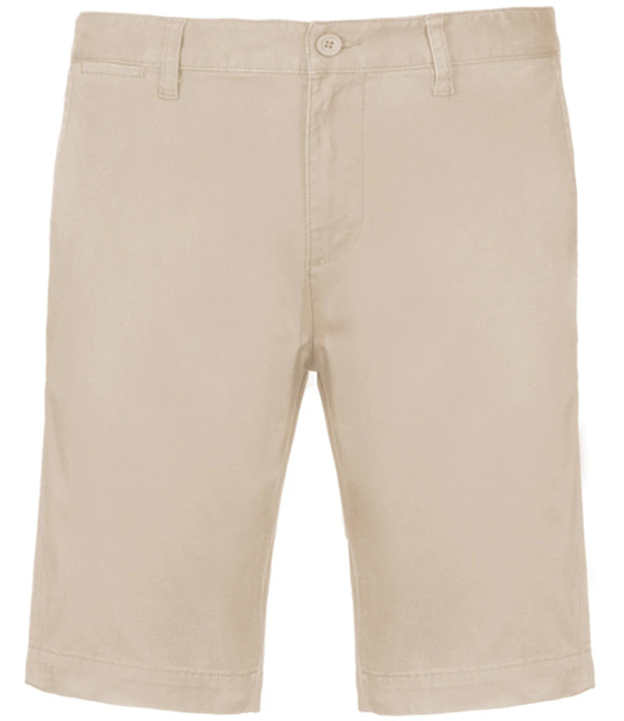 Kariban Chino Bermuda Shorts — Beige