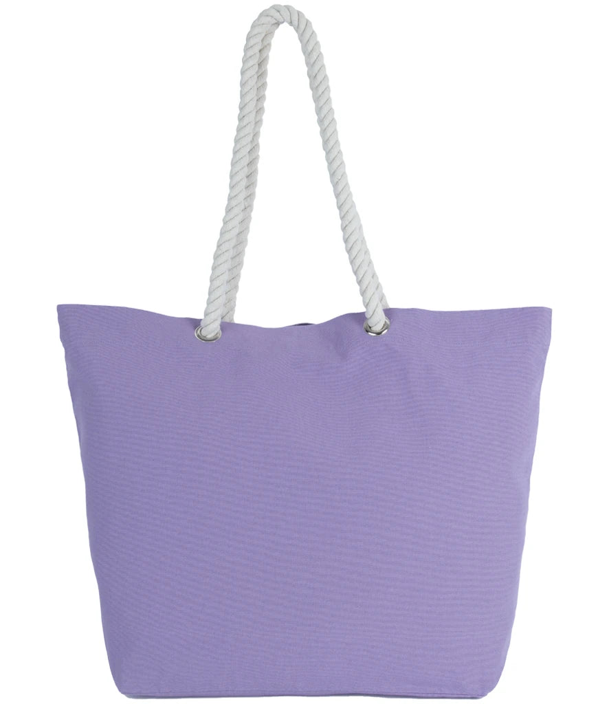 Kimood Marine Style Tote Bag — Washed Light Purple