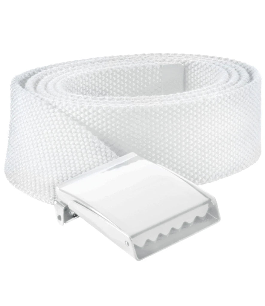 K-UP Polyester Belt — White