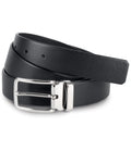 K-UP Classic Leather Belt — Black