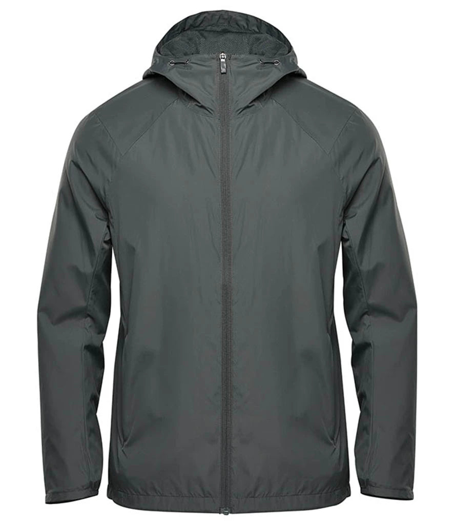 Stormtech Pacifica Wind Jacket in Dolphin, front view