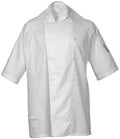 Le Chef Short Sleeve Executive Jacket — White
