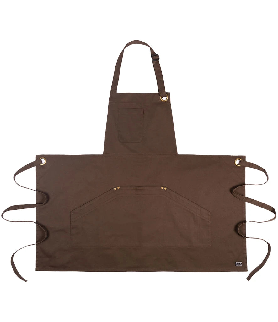 Le Chef Utility Bib Apron — Peat