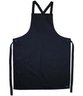 Le Chef Crossover Bib Apron — Black