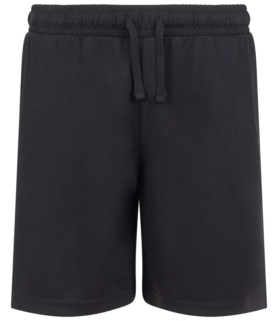 Finden + Hales Kids Team No Pocket Shorts — Black