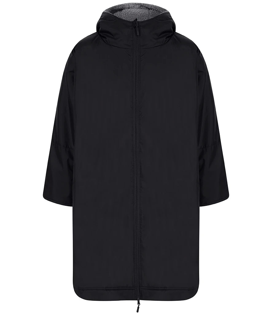 Finden + Hales Adults All Weather Robe — Black
