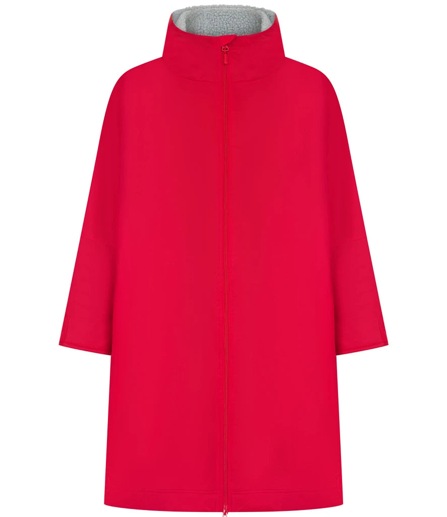 Finden + Hales Adults All Weather Robe — Red
