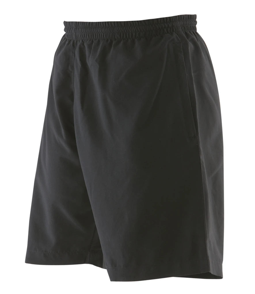 Finden + Hales Ladies Microfibre Shorts — Black