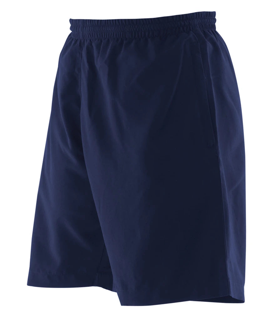 Finden + Hales Ladies Microfibre Shorts — Navy