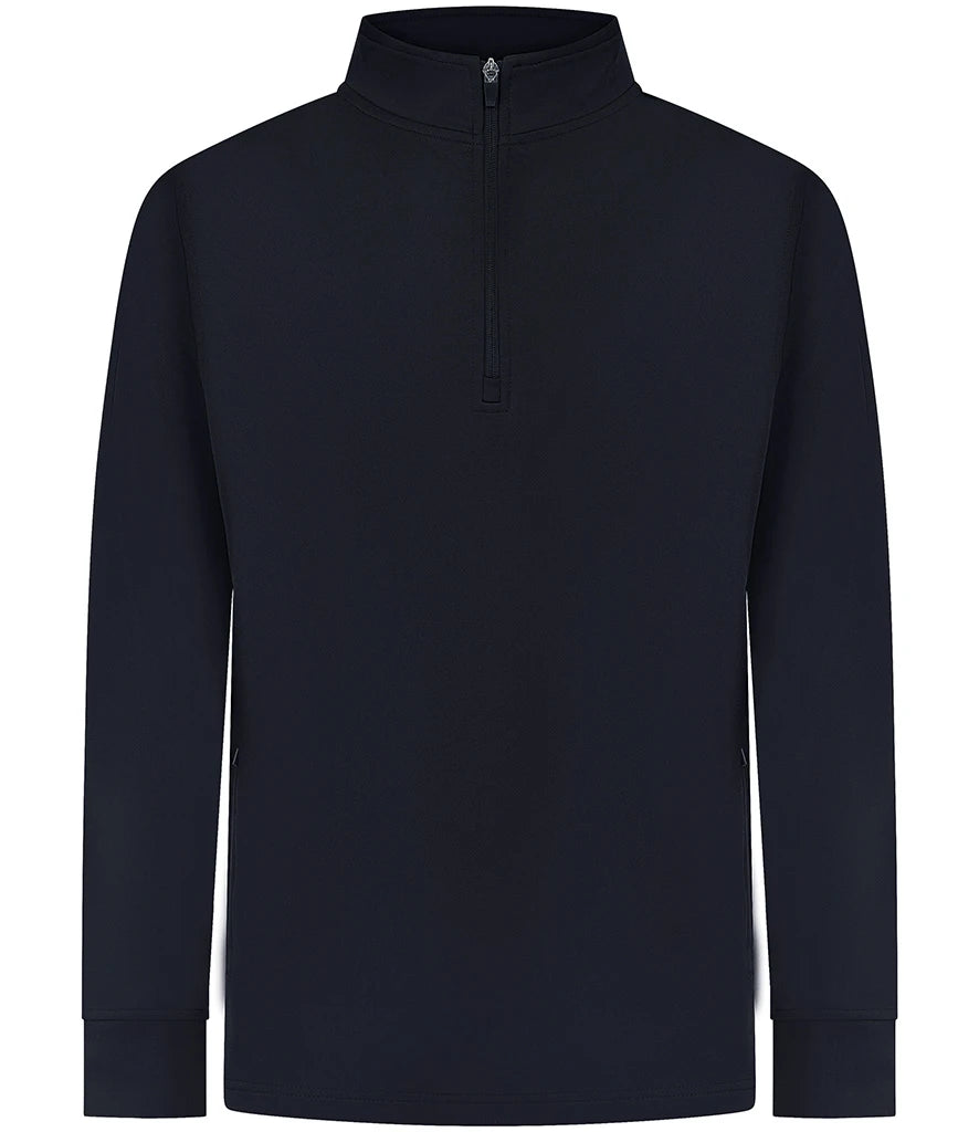 Finden + Hales 1/4 Zip Tracksuit Top — Navy