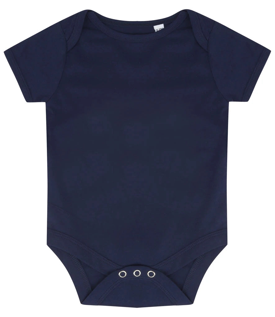 Larkwood Essential Short Sleeve Baby Bodysuit — Navy