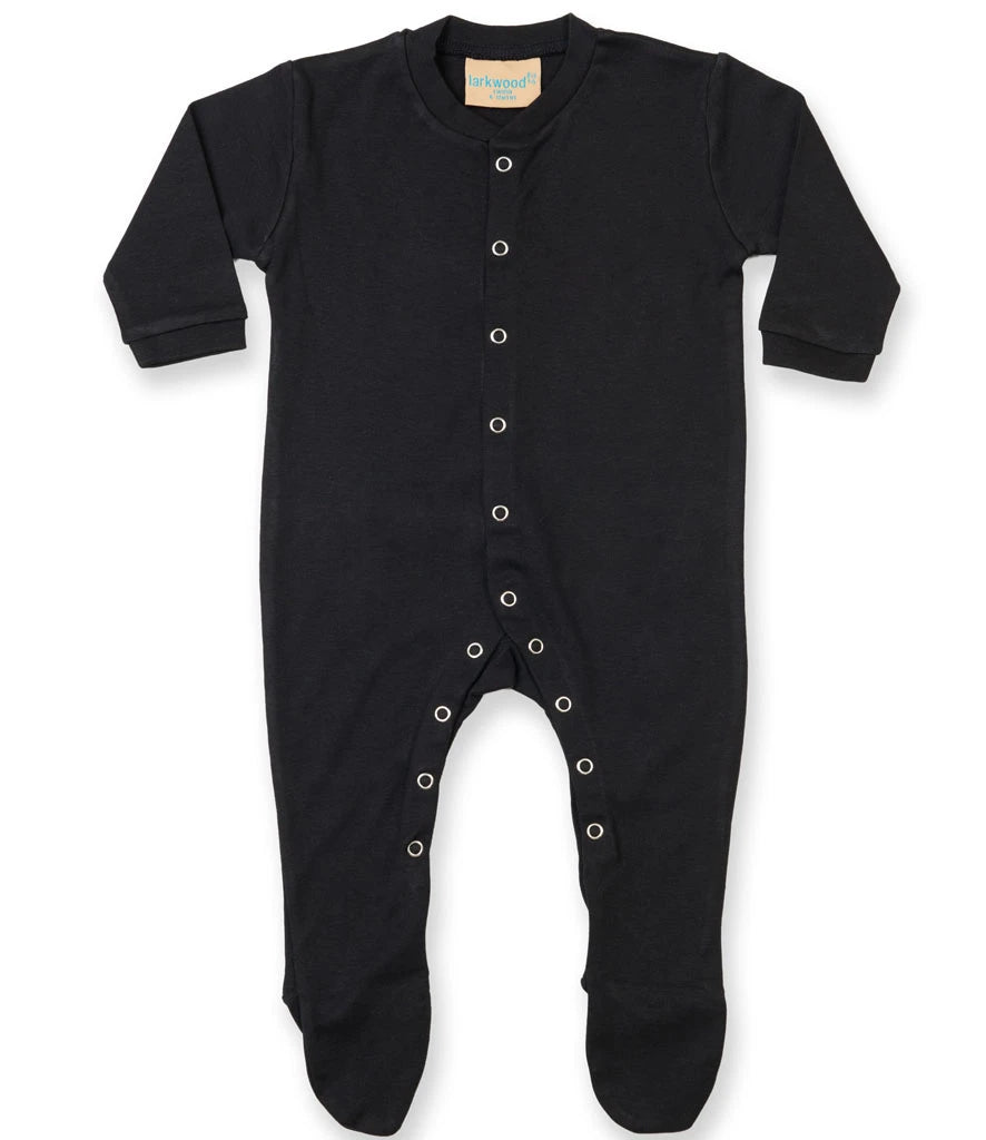 Larkwood Baby Sleepsuit — Black