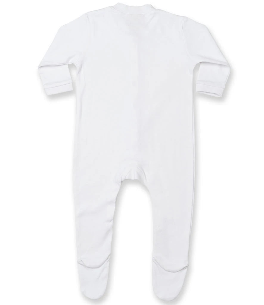 Larkwood Baby Sleepsuit — White