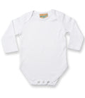 Larkwood Long Sleeve Baby Bodysuit — White