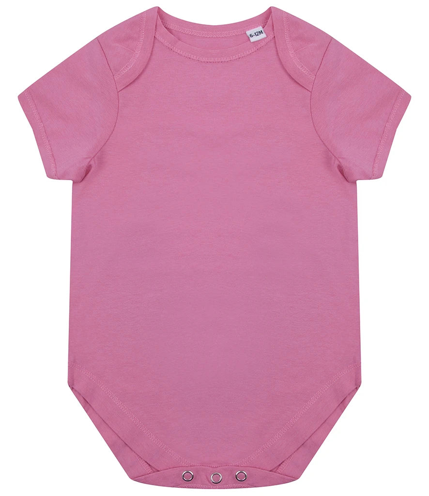 Larkwood Organic Baby Bodysuit — Bright Pink