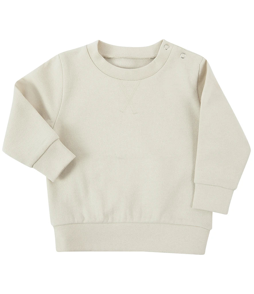 Larkwood Kids Sustainable Sweatshirt — Light Stone