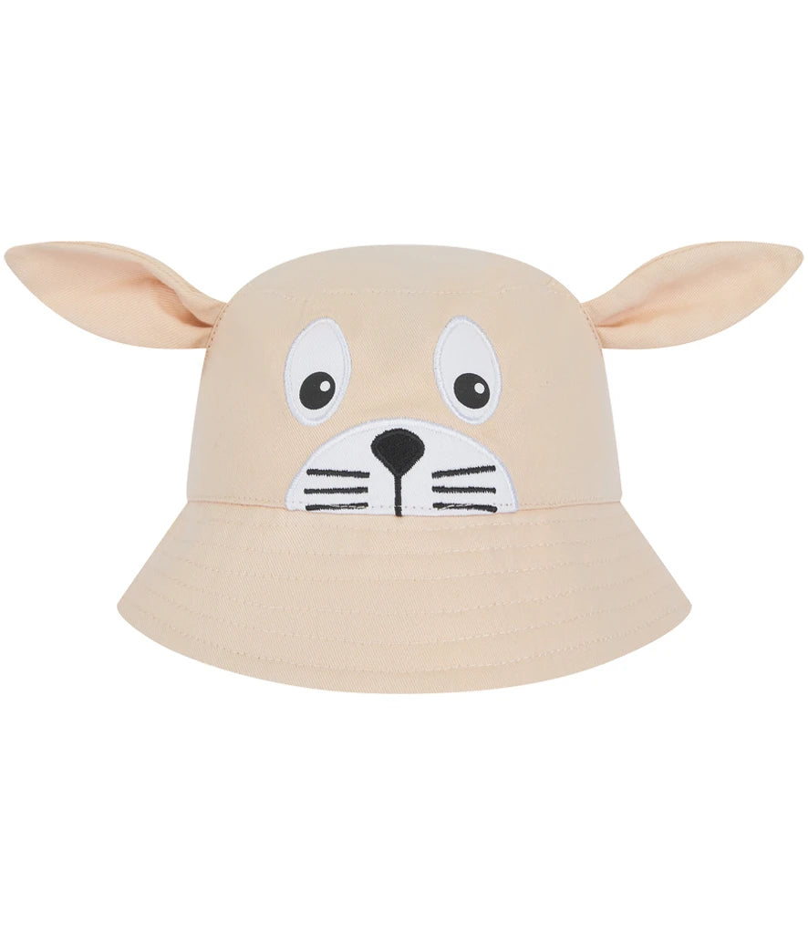 Larkwood Baby/Toddler Character Bucket Hat — Light Brown Bunny