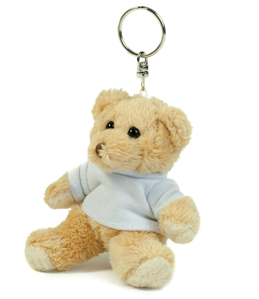 Mumbles Key Ring — Light Brown Teddy