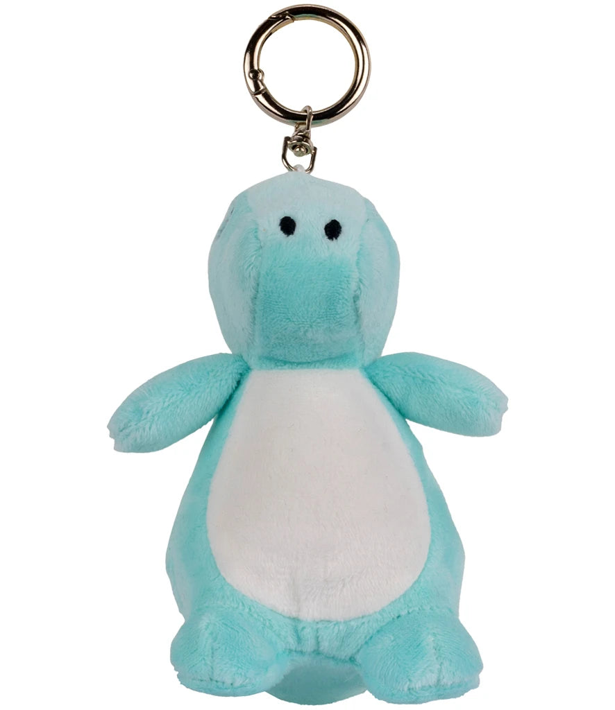 Mumbles Character Key Ring — Turquoise Dinosaur