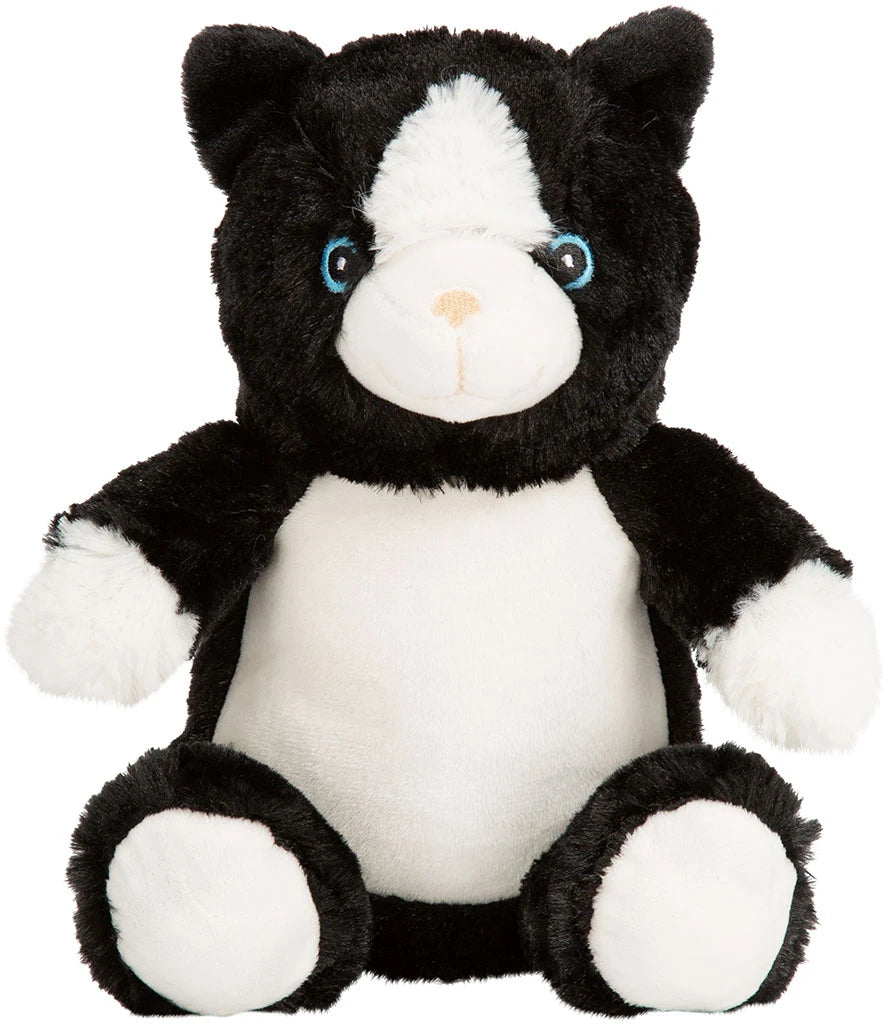 Mumbles Printme Mini Animals — Black/White Cat