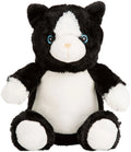 Mumbles Printme Mini Animals — Black/White Cat