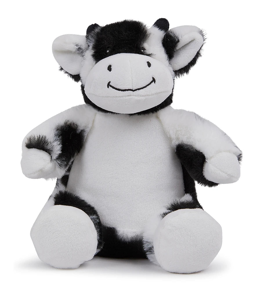 Mumbles Printme Mini Animals — Black/White Cow