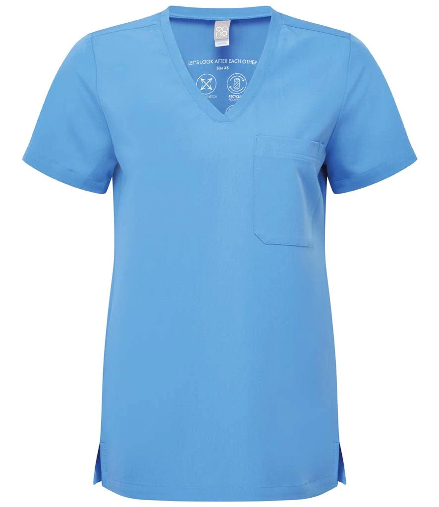 Onna by Premier Ladies Limitless Onna-Stretch Tunic — Ceil Blue