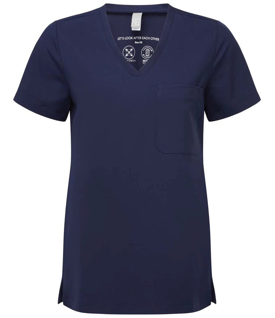 Onna by Premier Ladies Limitless Onna-Stretch Tunic — Navy