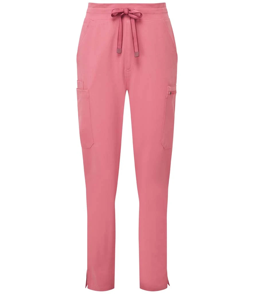 Onna by Premier Ladies Relentless Onna-Stretch Cargo Trousers — Calm Pink
