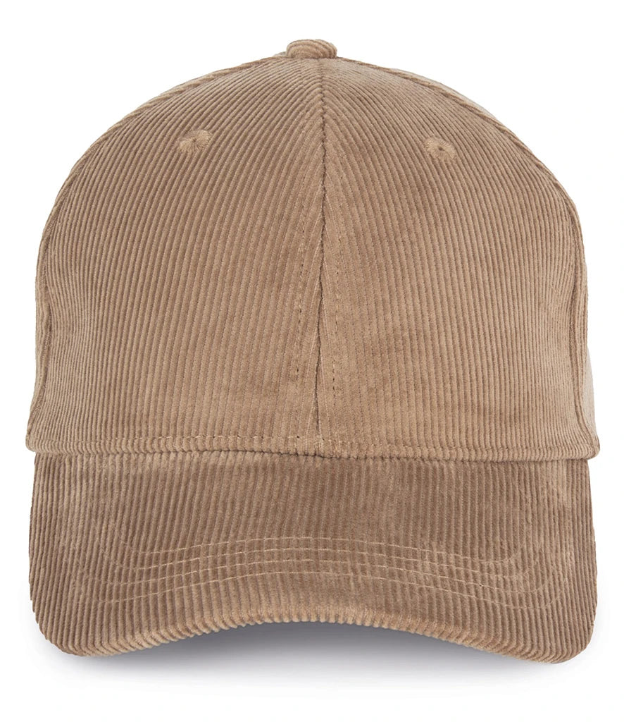 Native Spirit Corduroy 6 Panel Cap — Dark Camel