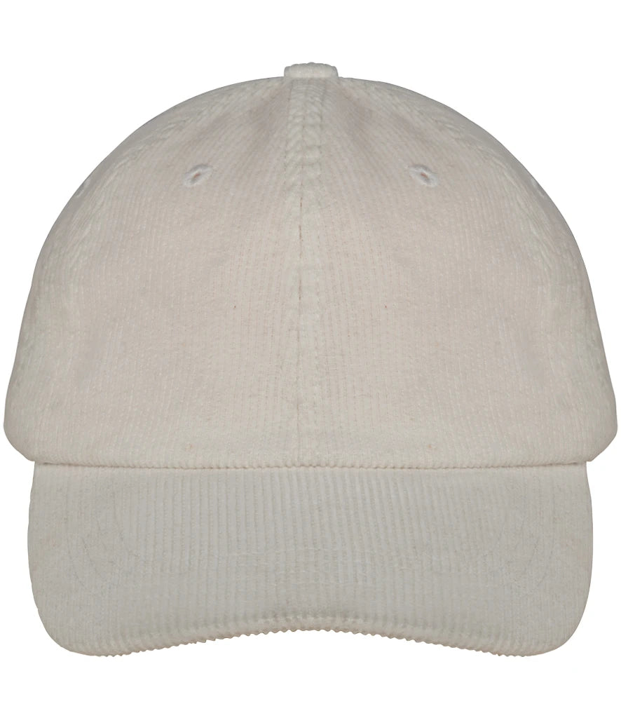 Native Spirit Corduroy 6 Panel Cap — Ivory