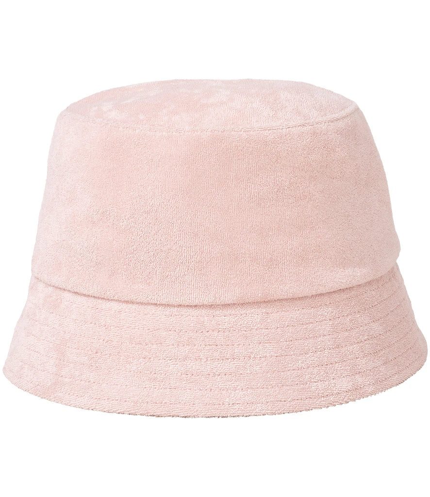 Native Spirit Terry Towel Bucket Hat — Petal Rose