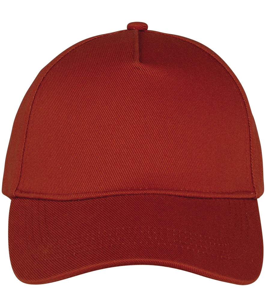 Native Spirit 5 Panel Cap — Burnt Brick