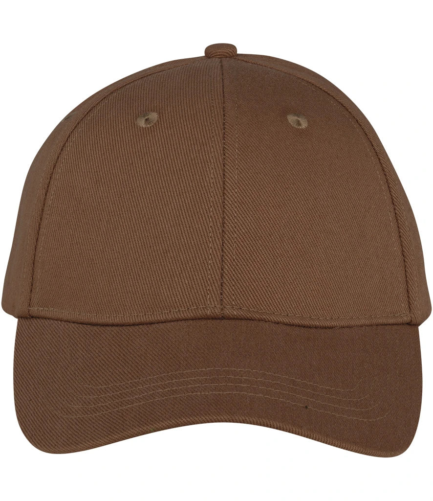 Native Spirit 6 Panel Cap — Dark Camel