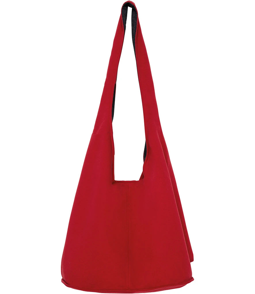 Native Spirit Fleece Tote Bag — Hibiscus Red