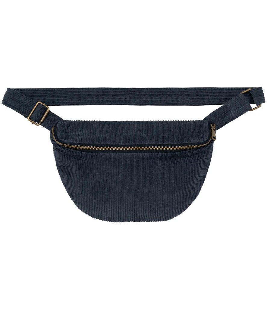 Native Spirit Corduroy Faded Waist Bag — Washed Dark Navy