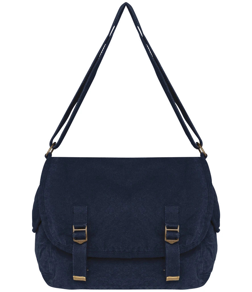 Native Spirit Faded Messenger Bag — Washed Navy