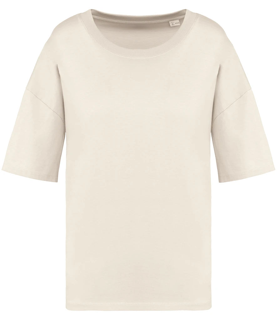 Native Spirit Ladies Oversized T-Shirt — Ivory