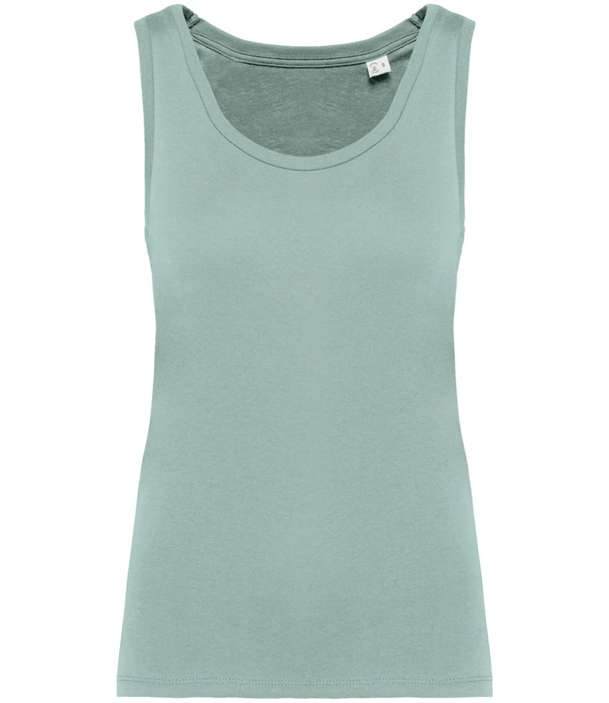 Native Spirit Ladies Tank Top — Jade Green