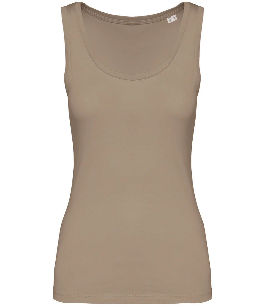 Native Spirit Ladies Tank Top — Wet Sand
